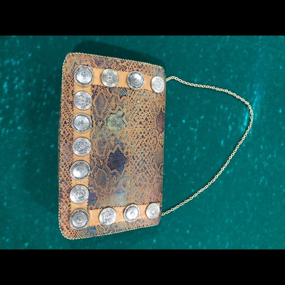 Vintage Nina Arjani Leatherock 1992 Flip Purse - Picture 3 of 8